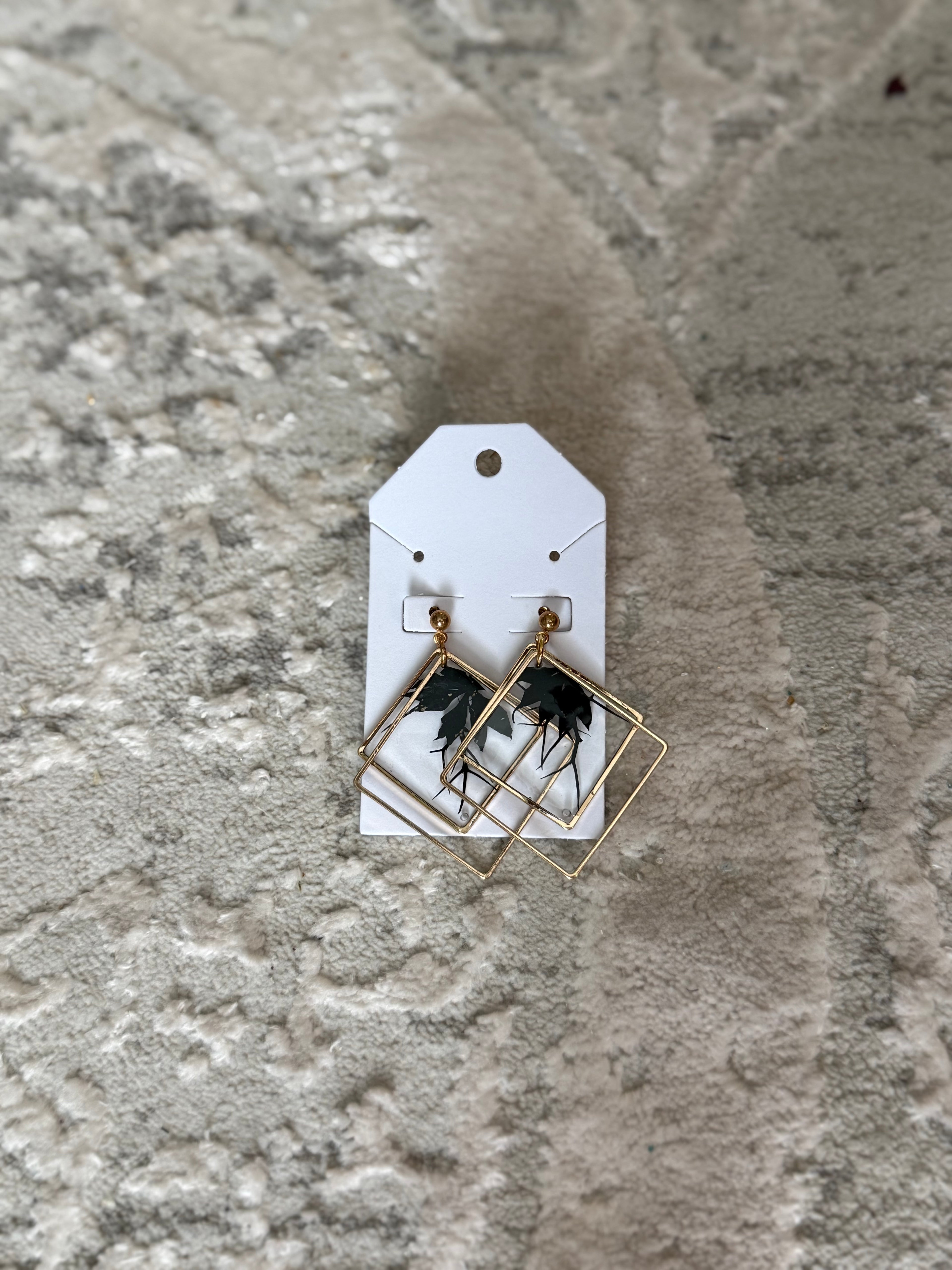 Maple Leafs earrings