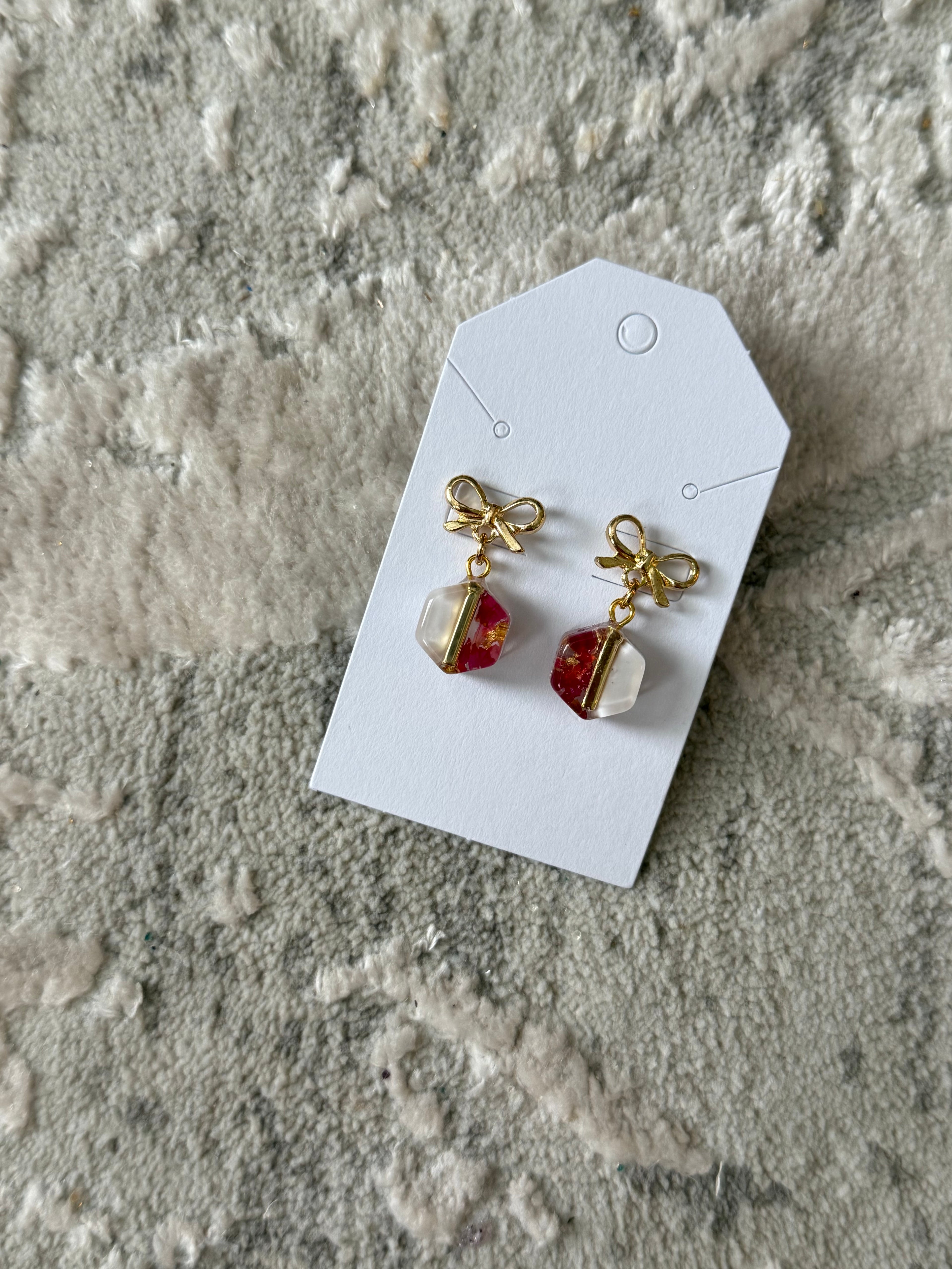 Maple Leafs earrings
