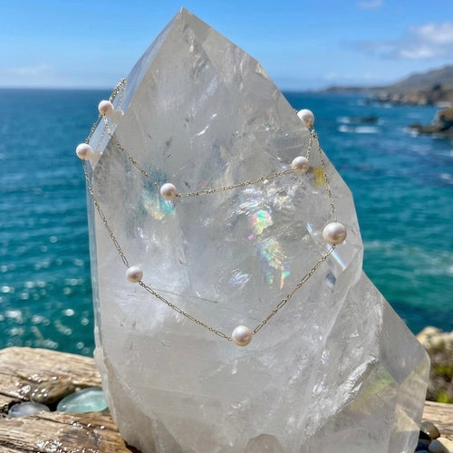 14K GF Fresh water pearl Necklace