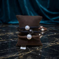Silicone stretchy and pearl bracelet