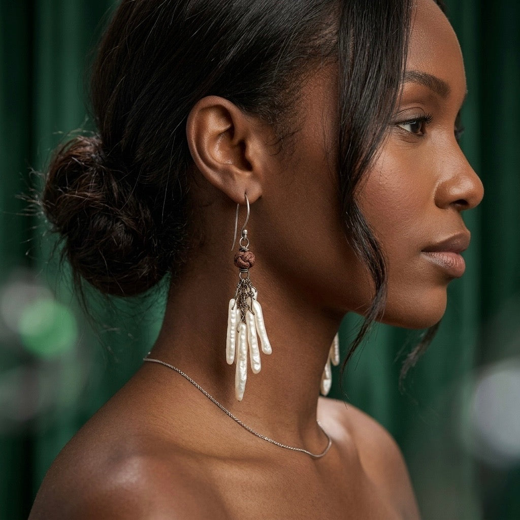 Natural pearl Earrings